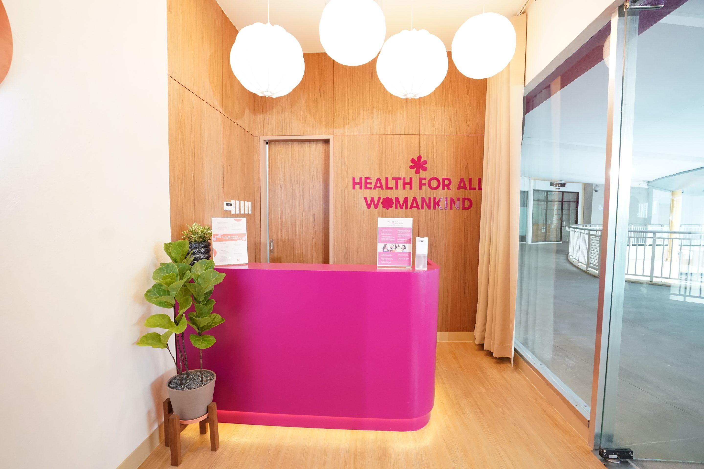 The Kindred clinic reception in Serendra, BGC